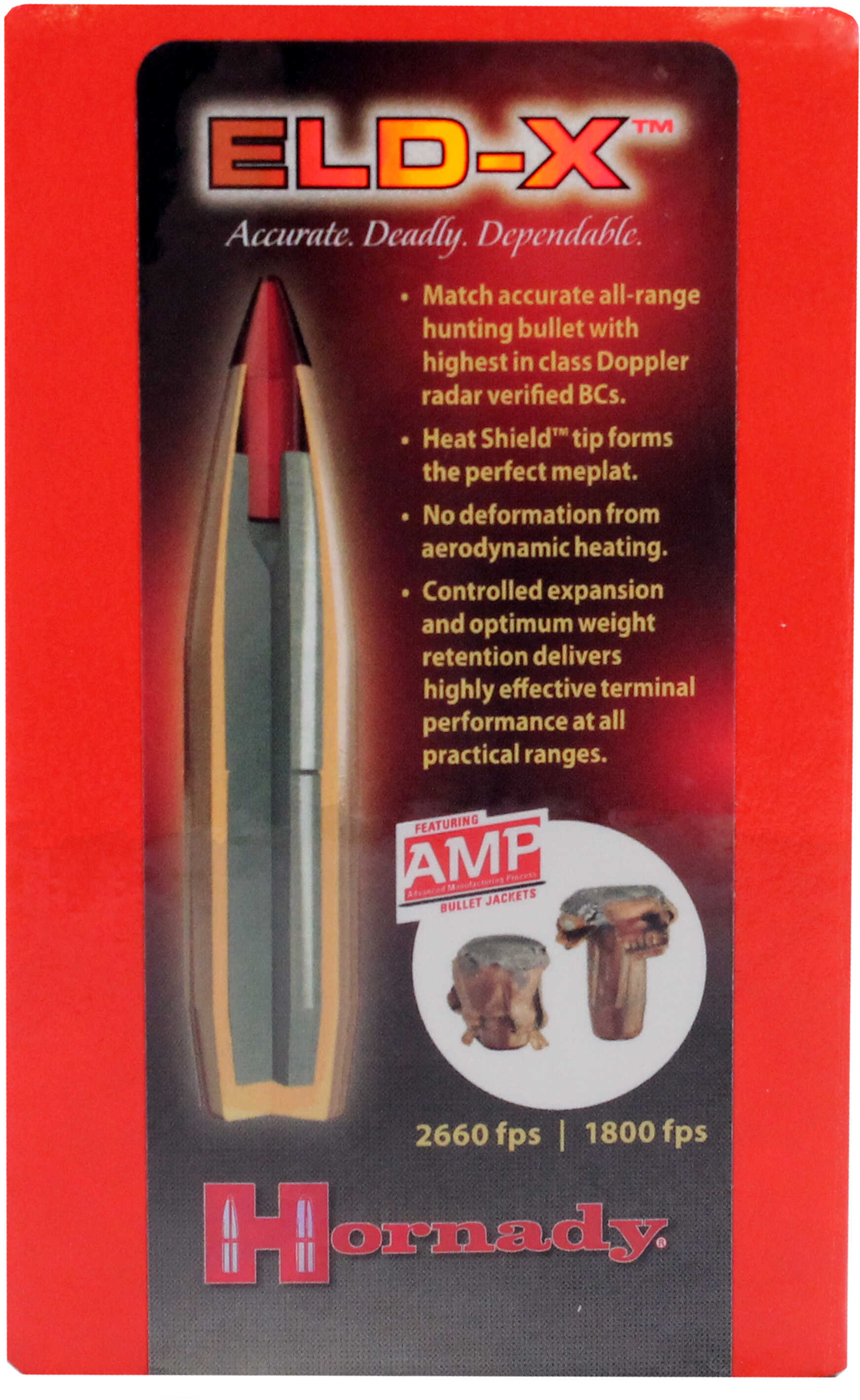 Hornady Bullet 270 Cal .277 145 Gr ELD-X