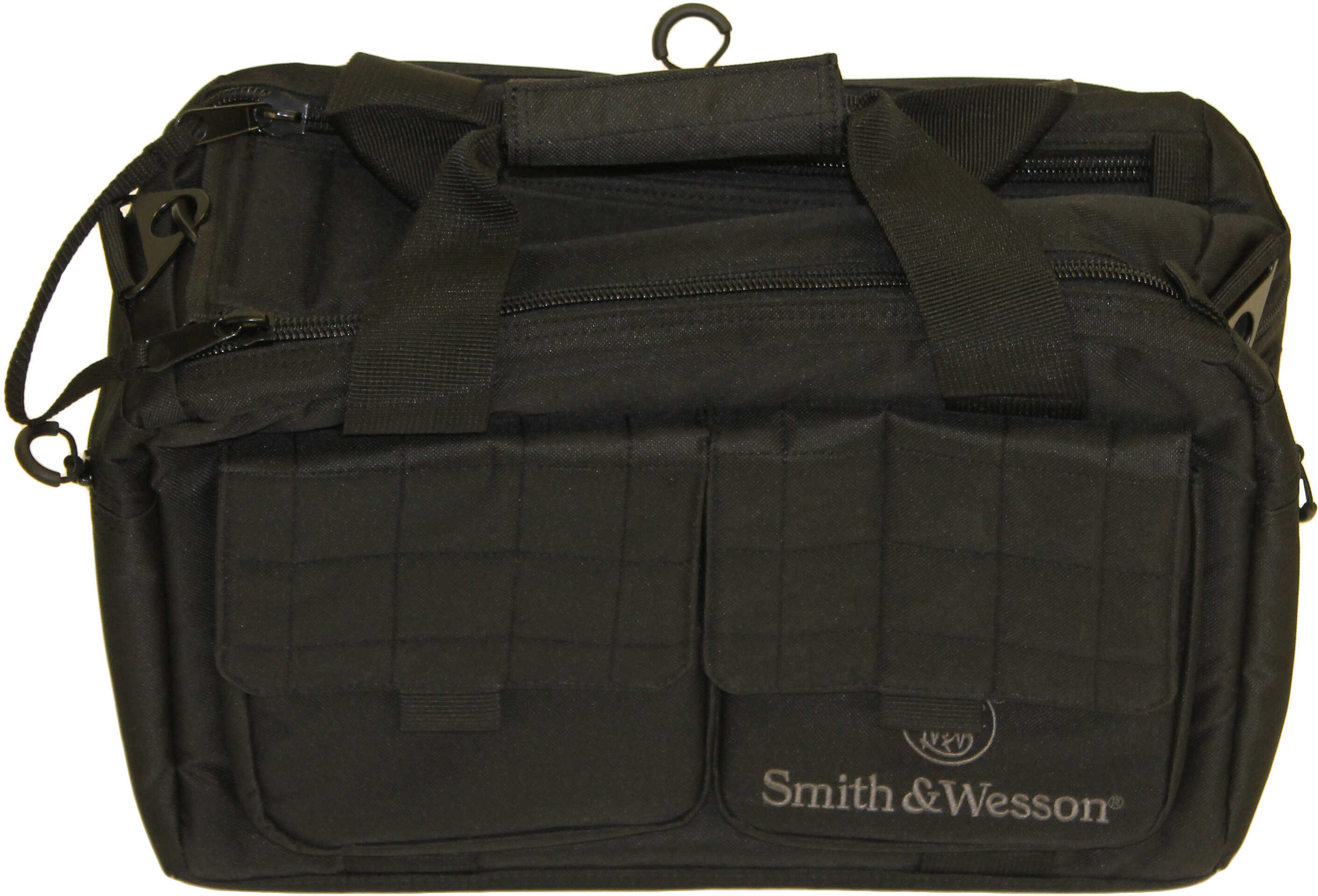 M&P Accessories 110013 Recruit Black Nylon Two Interior Pockets & Magazine Pouches Large Exterior Rubber Foot Sk