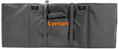 Lyman 7837852 Tac-Mat HD Long Range Padded Shooting Mat Black 1000D Nylon 36"-87"