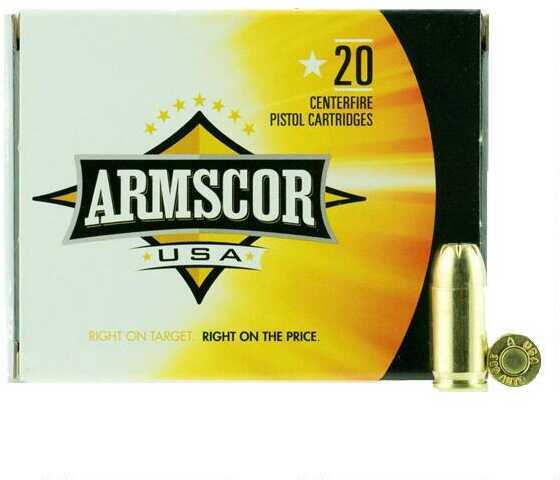 380 ACP 95 Grain Jacketed Hollow Point 20 Rounds Armscor Ammunition