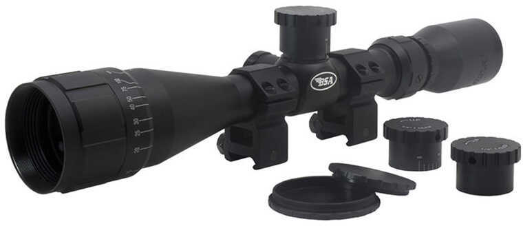 BSA Optics Sweet 243 AO Rifle Scope 3-9x40mm .243 w/ Weaver Rings Model: 243-39X40AOWRTB