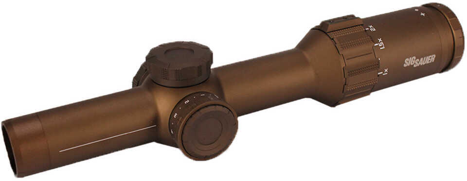 Sig Sauer Electro-Optics SOT61231 Tango6T 1-6x 24mm Obj 105.80-17.70 ft @ 100 yds FOV 30mm Tube Flat Dark Earth Finish I