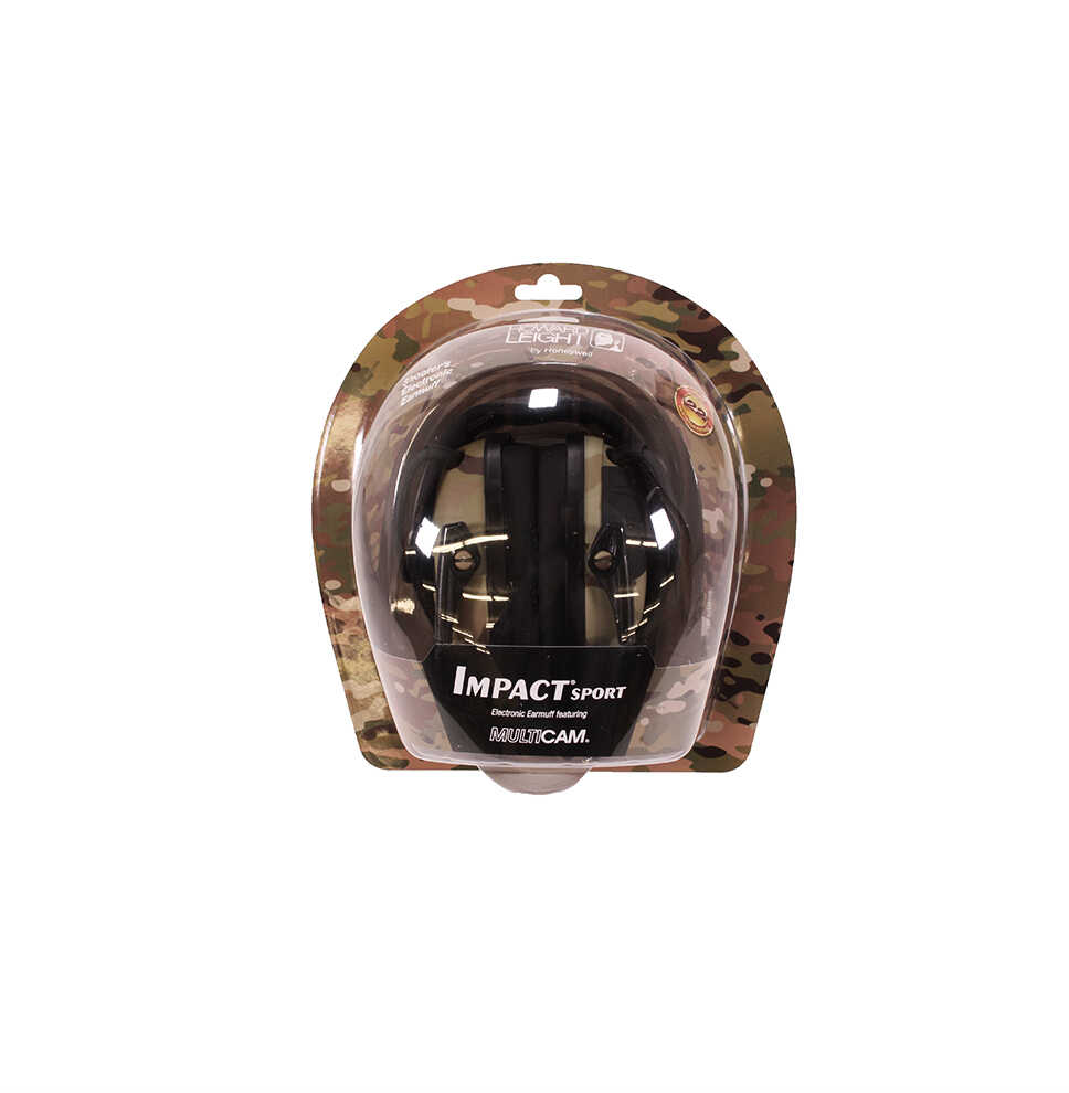 Howard Leight Impact Sport Electronic Earmuff Folding MultiCam R-02526