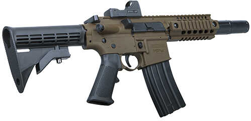 Crosman Bushmaster MPW w/Red Dot Air Rifle BB 430 Feet Per Second Black / Flat Dark Earth Adjustable Butt Stock Full Aut
