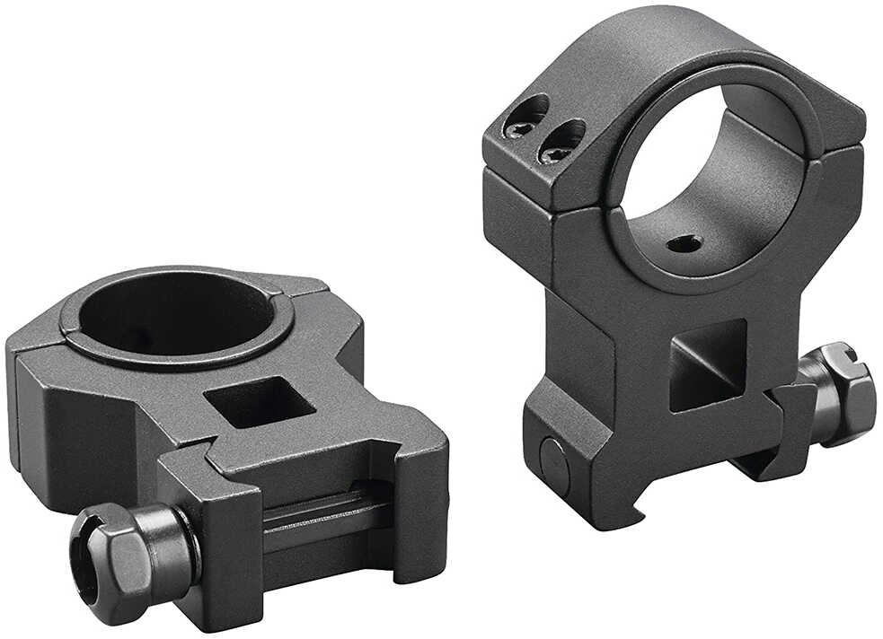 Tasco Dual Purpose 1" To 30mm Reducing Rings High Clam E/F - Matte Black