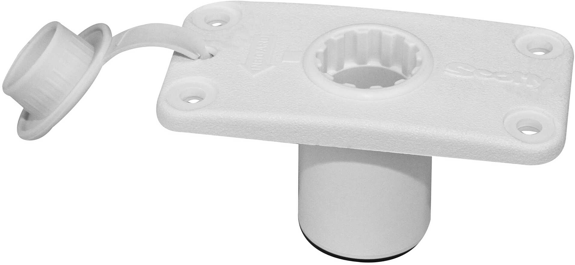 Scotty White Flush Deck Mount