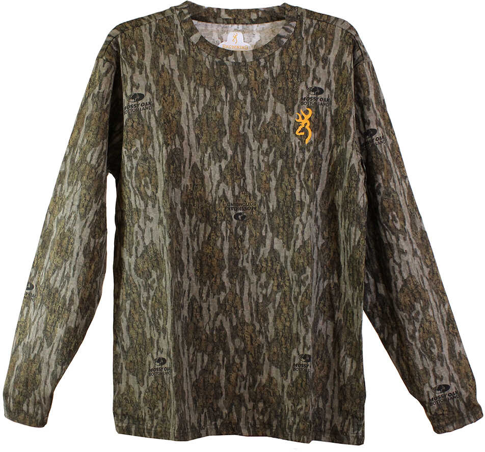 Browning Tee Ls Wasatch Mobl Medium