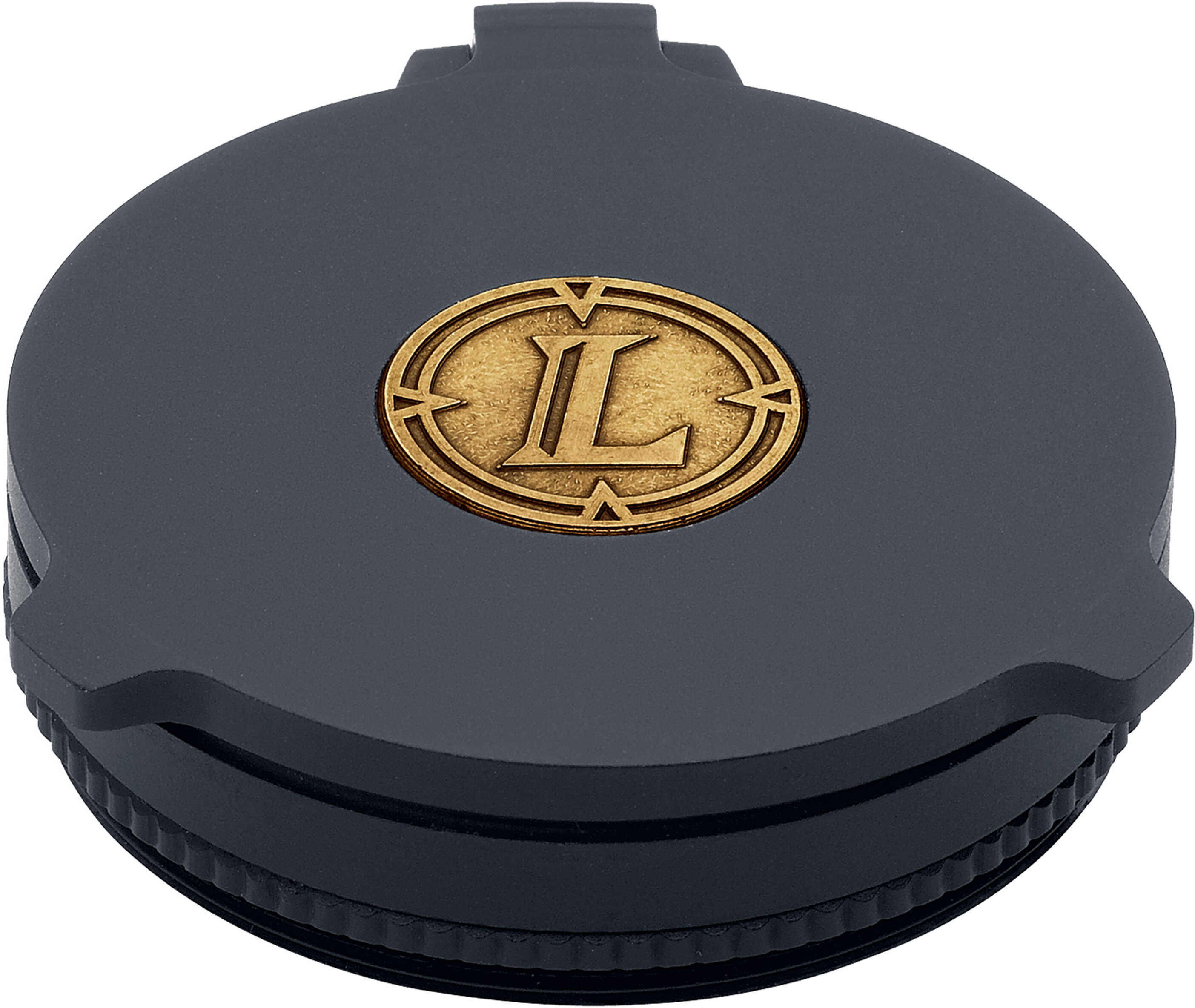Leupold 59030 Alumina Scope Cover Matte Black Aluminum 20mm Objective Screw On Mount Flip Open