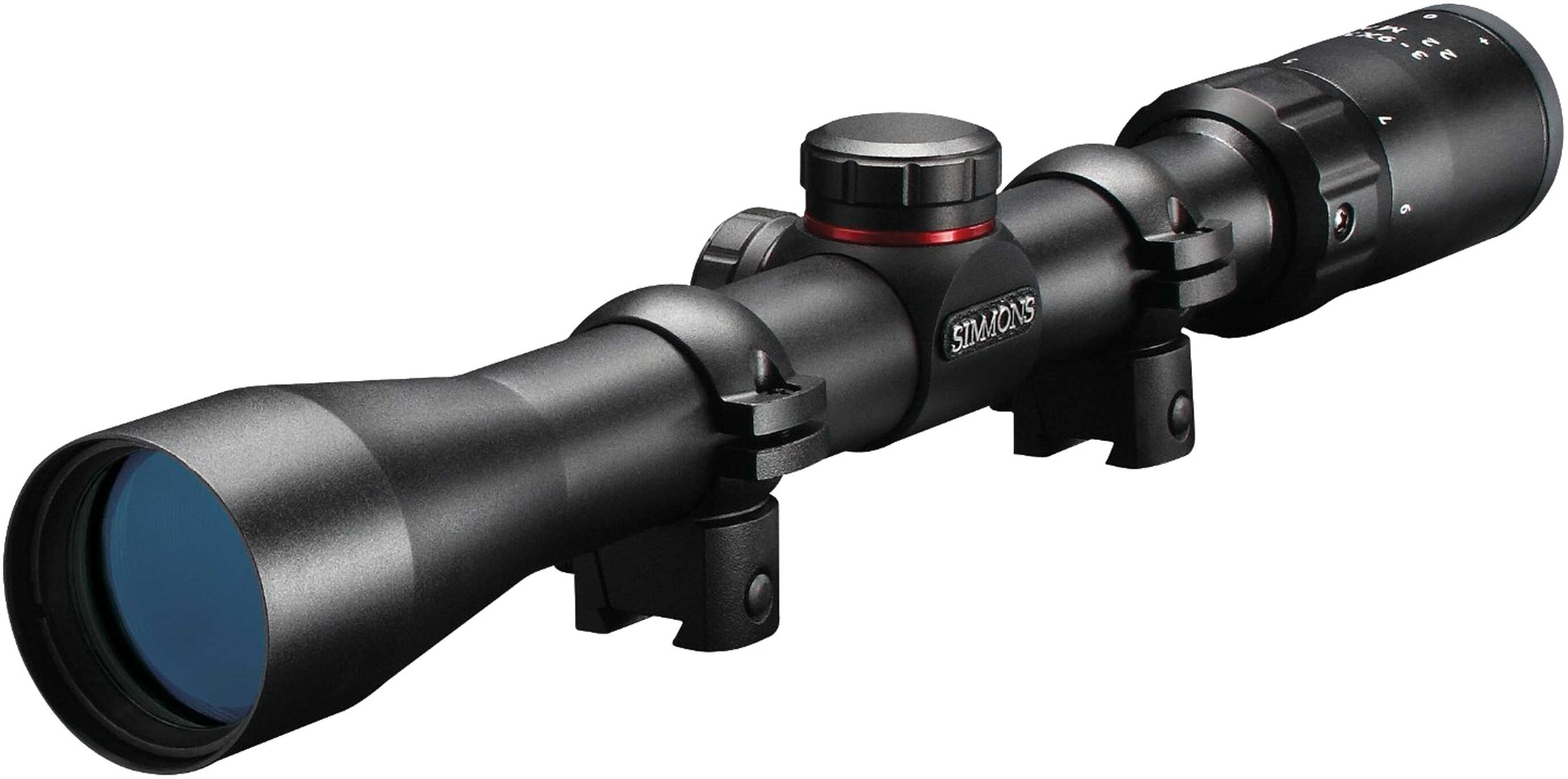 Simmons .22 Mag Rimfire Rifle Scope With Rings - 3-9x32mm Truplex 31.4-10.5 3.75" Matte