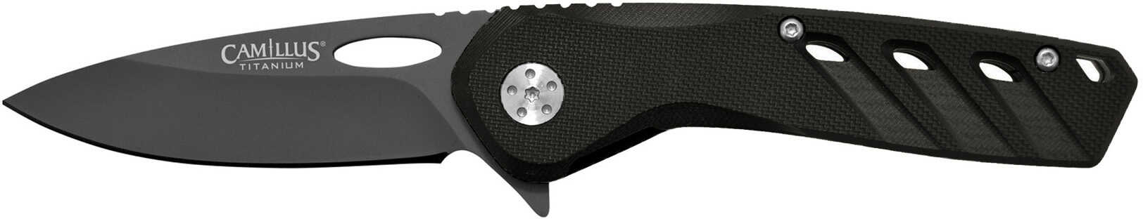 Camillus SLOT 6.75 inch Folding Knife 2.75 in Blade - Black