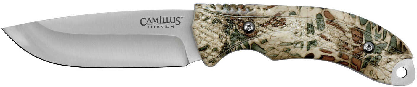 CAMILLUS Mask Fixed Blade 4" SS Drop Point Blade Camo