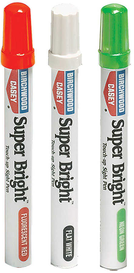 Birchwood Casey Super Bright Pen Kit Green/Red/White 0.33oz