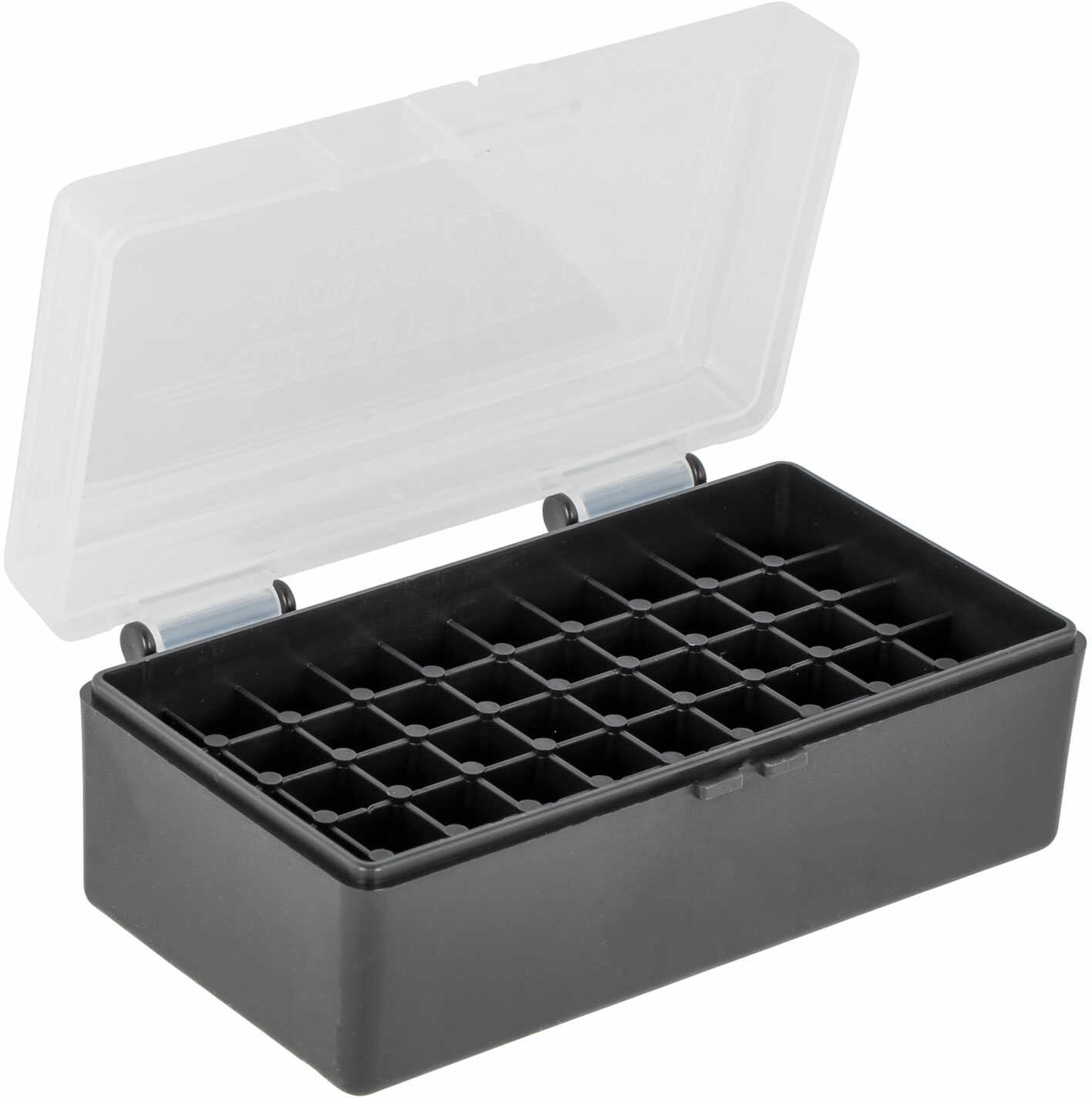 Berry's 403 Ammo Box 38 Special,357 Mag 50rd Clear Lid with Black Bottom