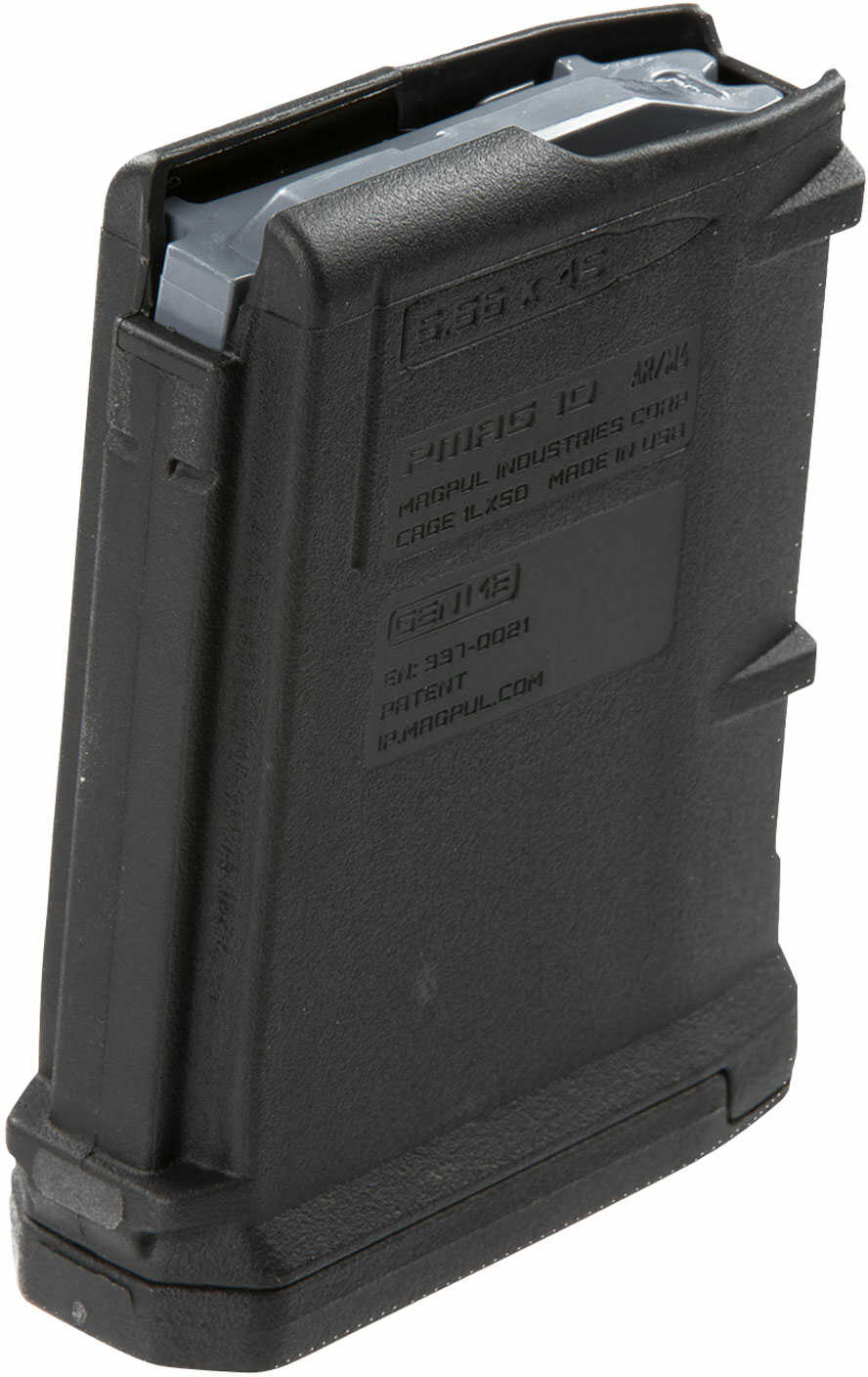 Magpul Mag559-Black PMAG Gen M3 AR15/M4 223 Rem/5.56 Nato 10 Round Polymer Black