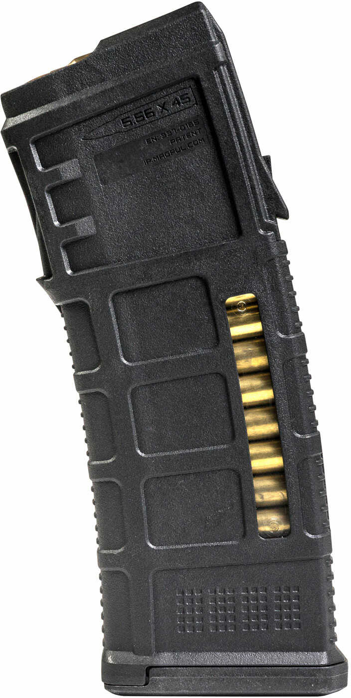 Magpul Mag575-Black PMAG AUS Gen M3 Window Steyr Aug/F88/F90 5.56X45mm Nato 30 Rd Round Polymer Black