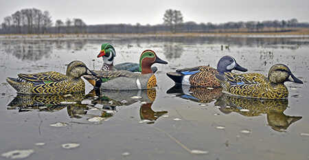 Higdon Outdoors Puddle Pack - 2/ct Green Wing Teal Blue Wood Ducks