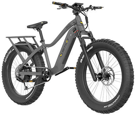 QuietKat Ranger Bike Charcoal Small Under 5'6"/ Shimano 7-speed/750 Watt Hub-Drive Motor