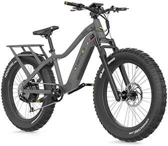 QuietKat Ranger Bike Charcoal Small Under 5'6"/Shimano 7-speed/1000 Watt Hub-Drive Motor