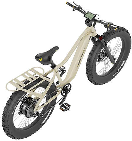 QuietKat Ranger Bike Sandstone Small Under 5'6"/ Shimano 7-speed/1000 Watt Hub-Drive Motor