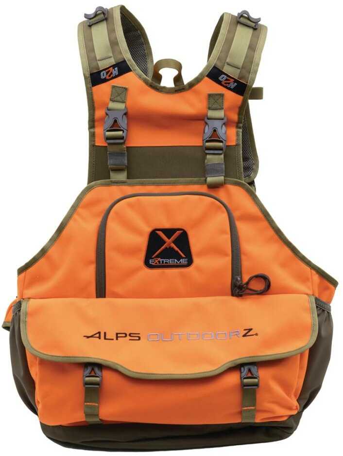 Alps Outdoorz Upland Game Vest X 2.0 Blaze Orange With Adjustable Belt