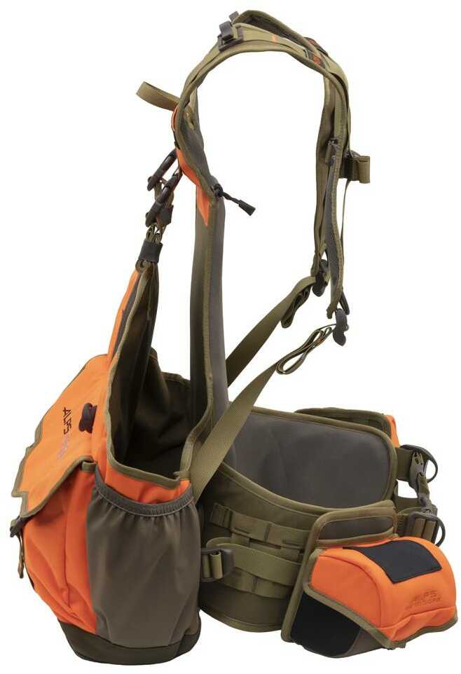 Alps Outdoorz Upland Game Vest X 2.0 Blaze Orange With Adjustable Belt