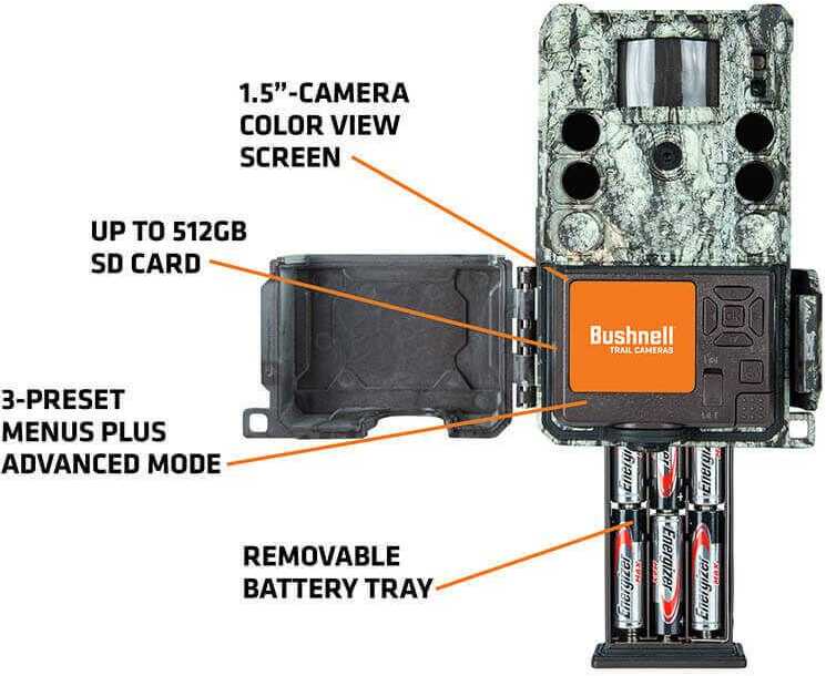 Bushnell 30MP CORE S-4K Tree Bark Camo No Glow Trail Camera