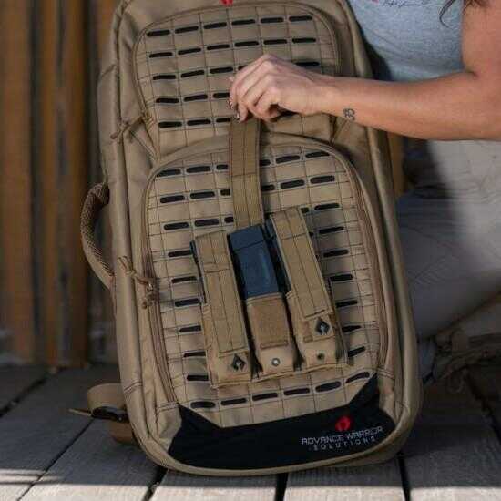 AWS PISTOL TRIPLE MAG POUCH BLK