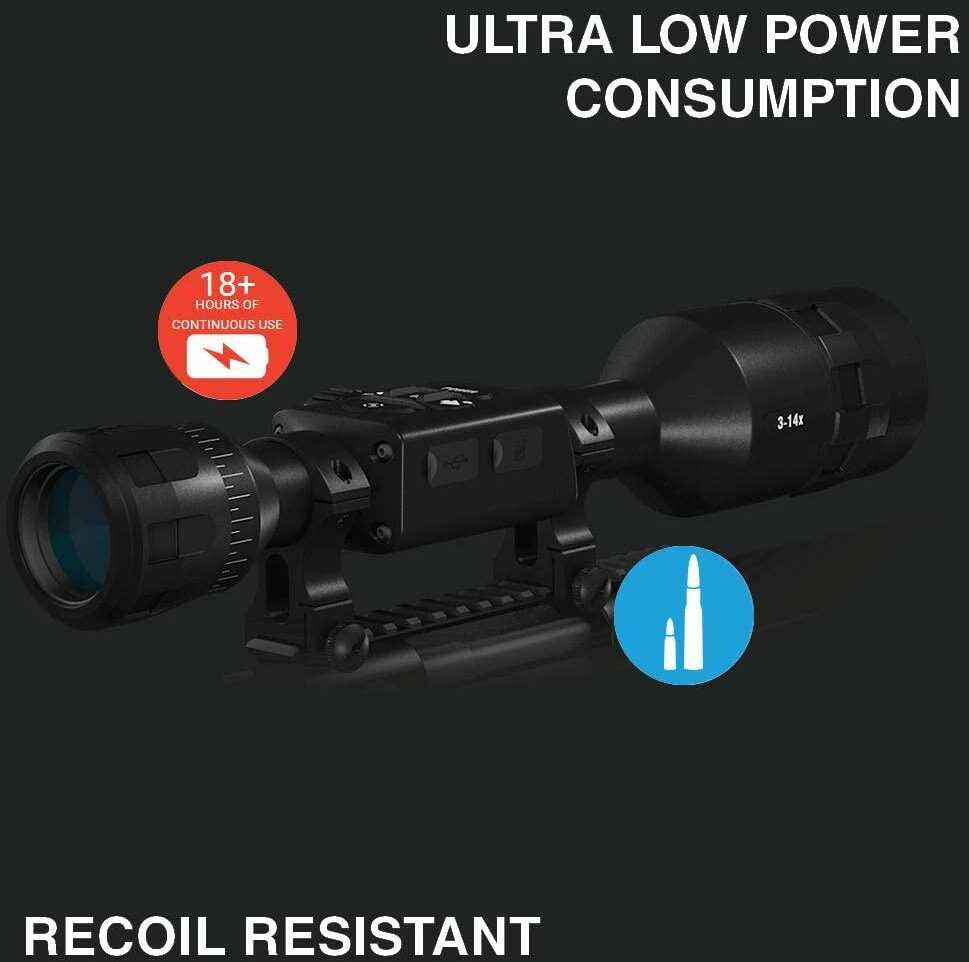 ATN X Sight II Smart HD 4K Pro Rifle Scope 3-14X