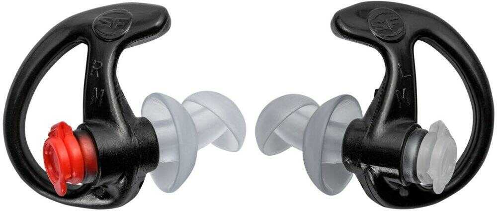 Earpro By Surefire Sonic Defender Ear Plug Medium Black Removable Cord Ep3-Bk-mpr