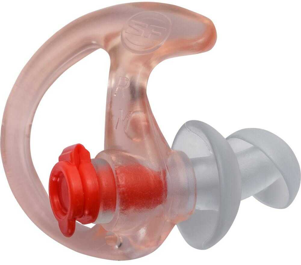 Earpro By Surefire Sonic Defender Ear Plug Medium Clear Removable Cord Ep3-mpr