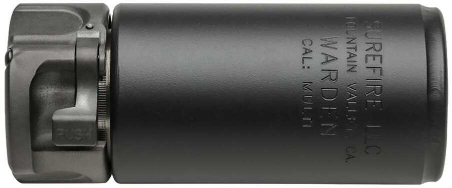 Surefire WARDENBK Blast Diffuser 5.56mm/7.62 Steel 3.5" L