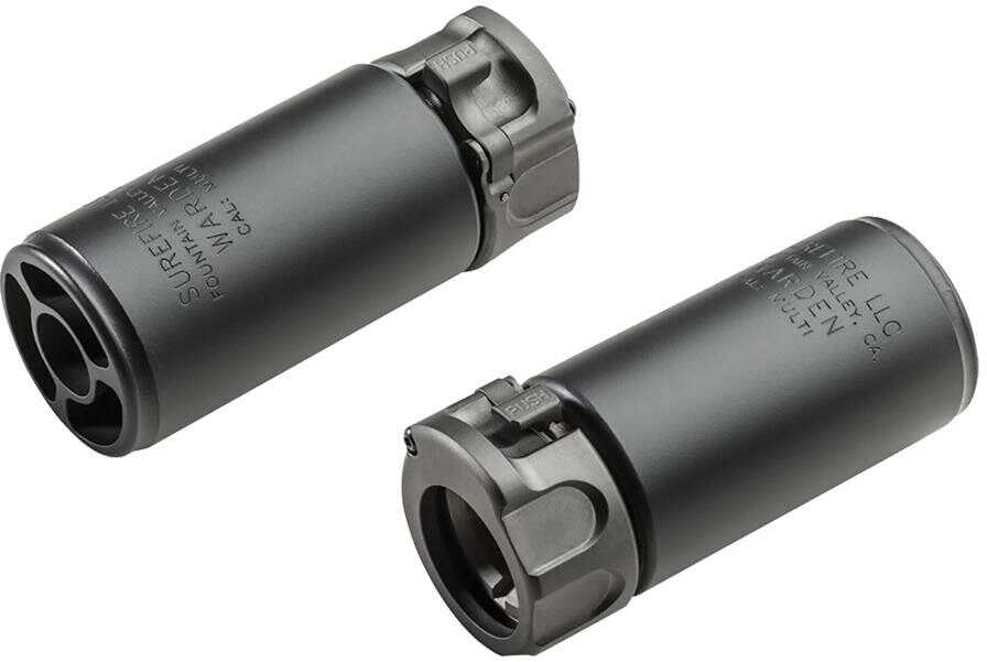 Surefire WARDENBK Blast Diffuser 5.56mm/7.62 Steel 3.5" L