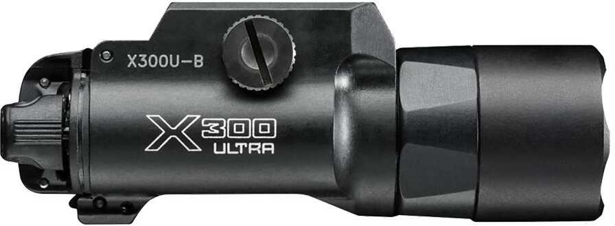 Surefire X300UB Ultra Clear 1 LED 1000 Lumens 123A Lithium (2) Battery Black Aerospace Grade Aluminum