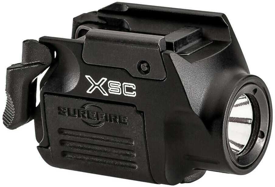 Surefire XCS Weapon Light XSC Fits Glock 43X, 48 Handgun 350 Lumens White Black Anodized Aluminum 90 Meters Beam