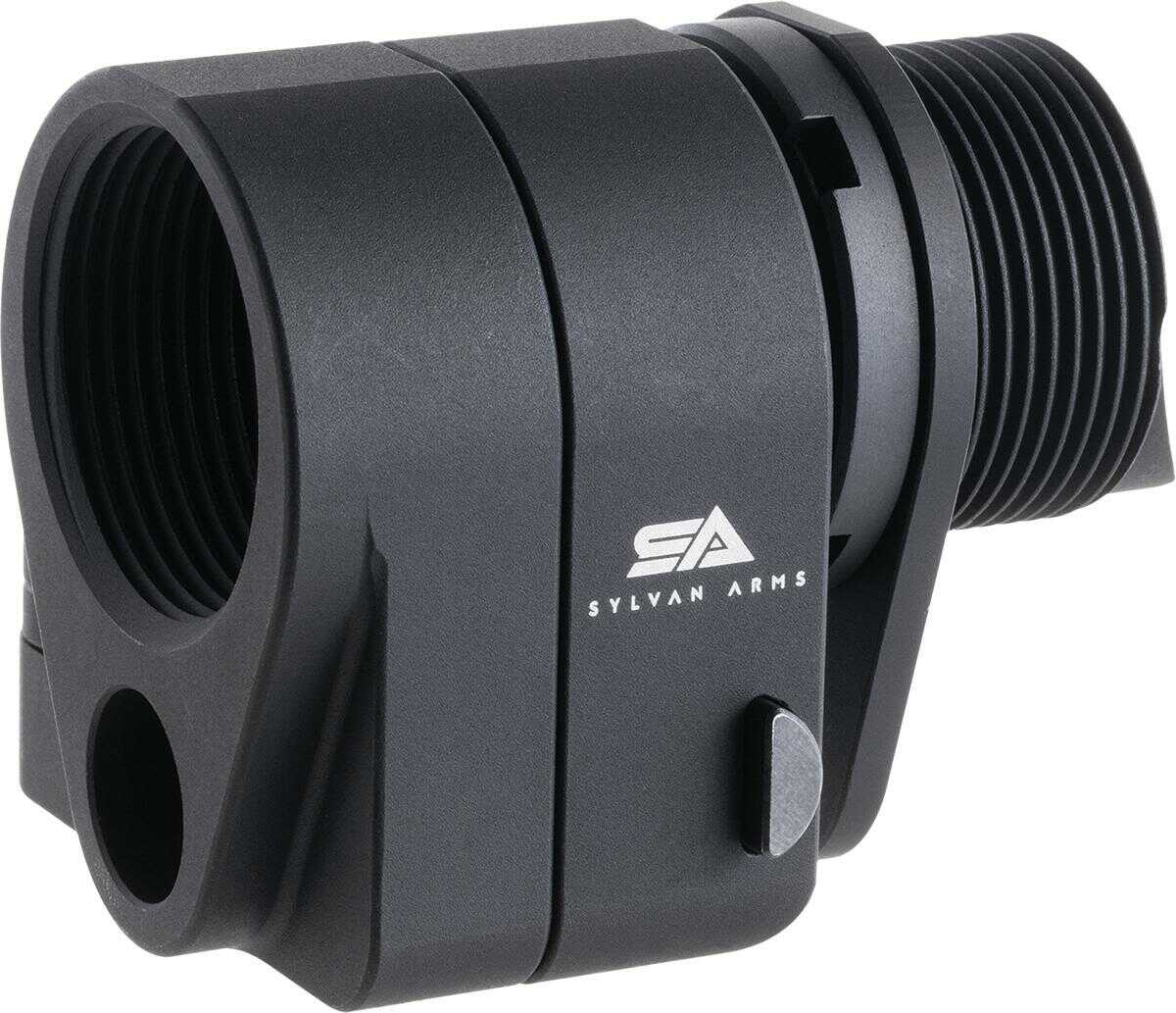 Sylvan Arms AR Folding Stock Adapter 7075-T6 Aluminum Black Anodized