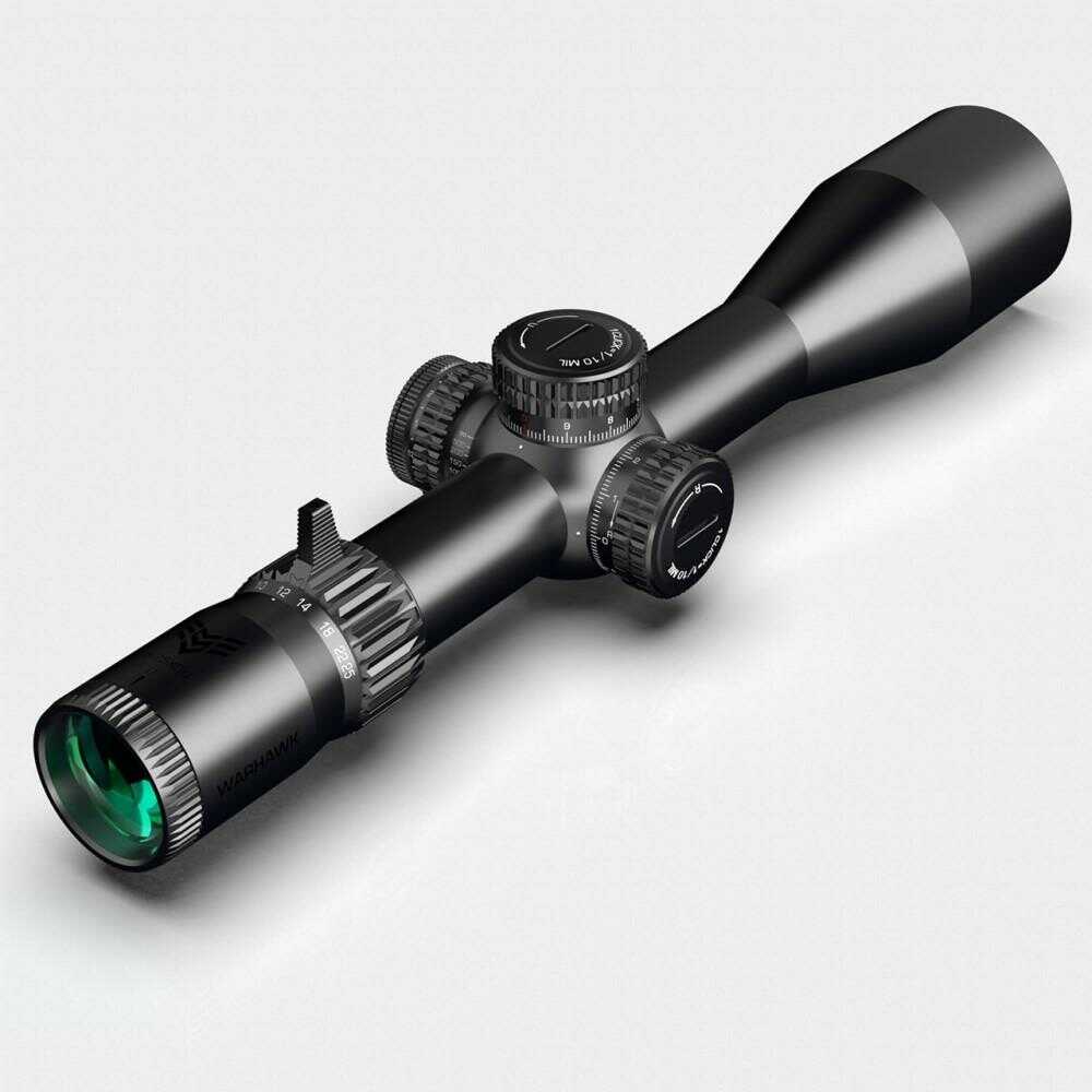 5-25x56mm FFP Illum Sharpshooter Grid Mil Reticle Black