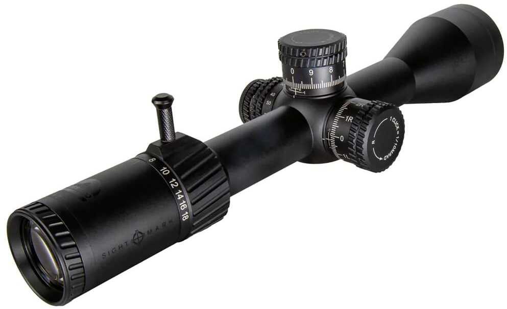 Sightmark Presidio 3-18x50 Rifle Scope FFP LR2 Illuminated Black