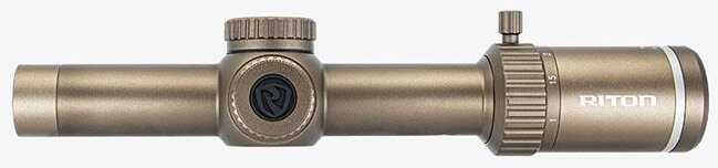 Riton X3 TACTIX 1-8X24 30MM Ot FDE Flat Dark Earth ANODIZED 3T18ASIB