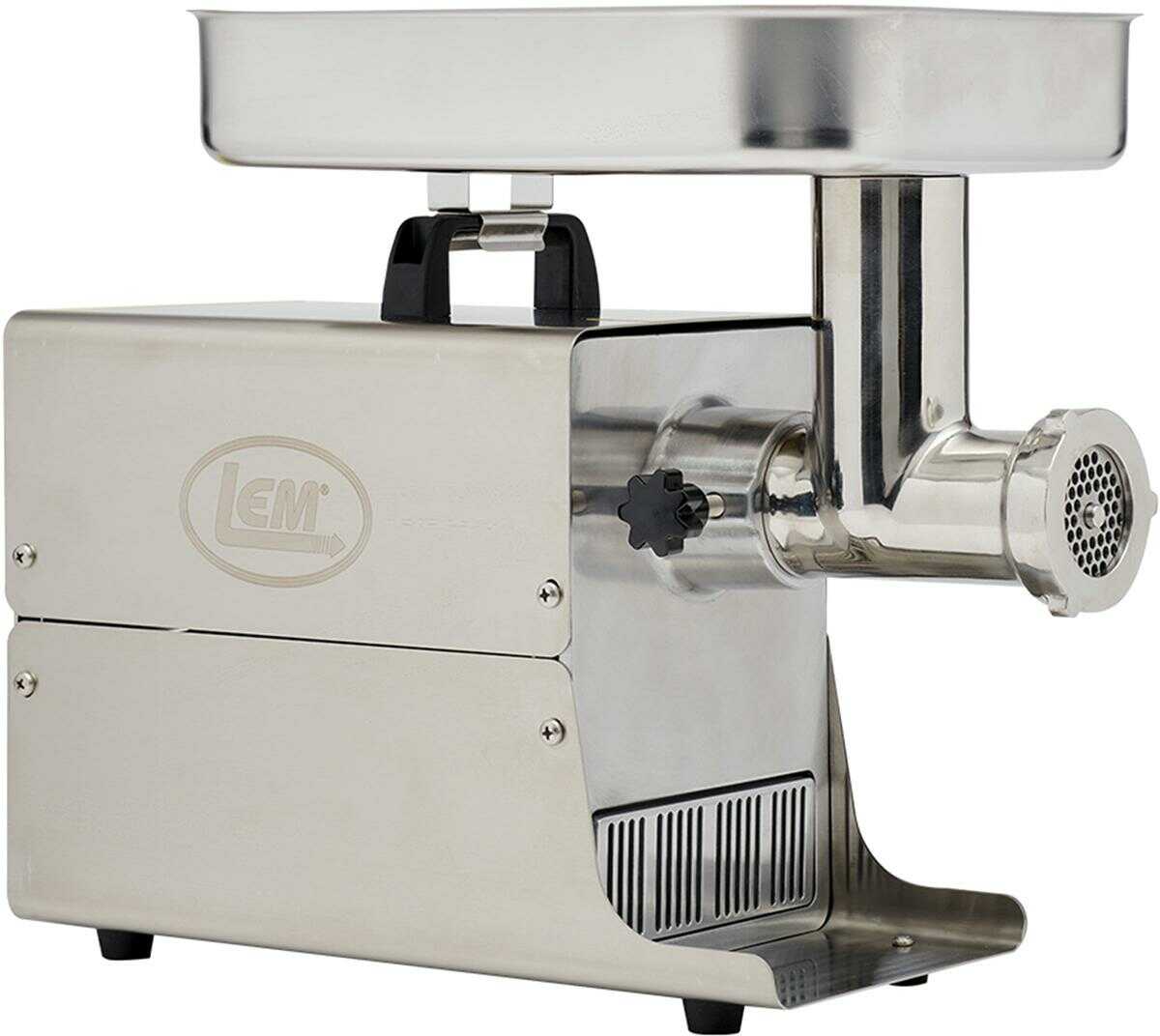 Lem Products #5 Big Bite Stainless Steel Electric Grinder