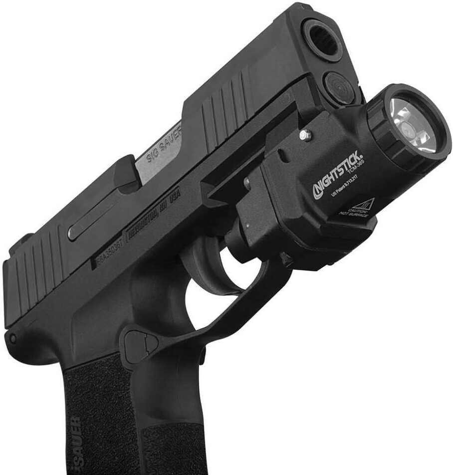 Nightstick Tcm365 Tcm-365 Sub-compact Tactical Weapon Light Black Compatible W/sig P365 Handgun 650 Lumens White