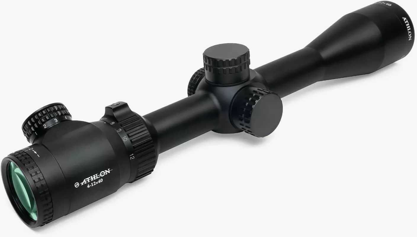 Athlon Neos 4-12x40 Riflescope SFP BDC 500 IR MOA Reticle Illuminated Black