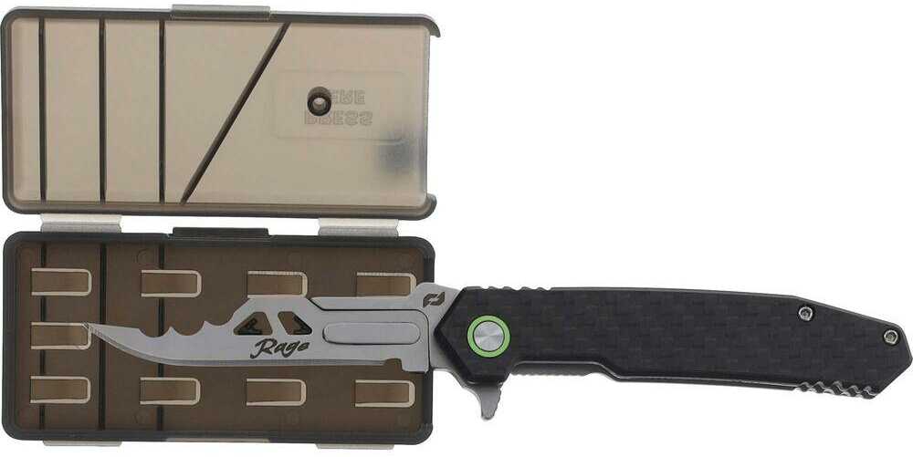 Schrade Phantom Enrage 6 Knife 2-1/5" Replaceable Blade Black