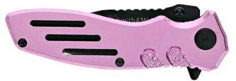 Smith & Wesson Extreme Ops Folding Knife 3-1/10" Blade Pink