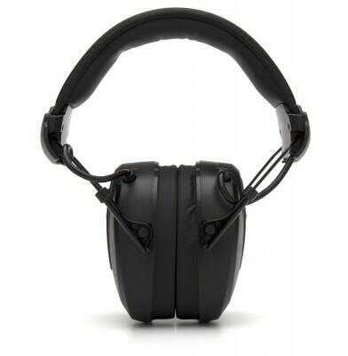 Pyramex Clandestine Ear Electronic Ear Muffs 24Db Black