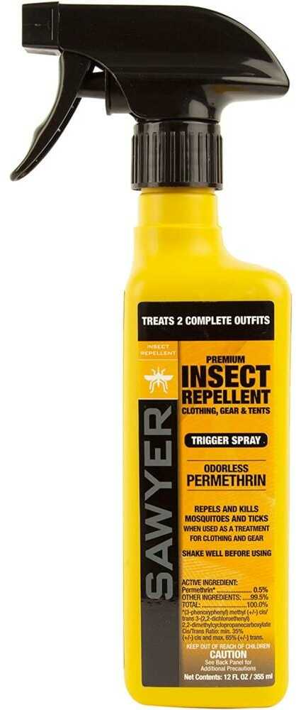 Sawyer Permethrin Insect Repellent For Clothing 12 Oz Trigger Spray