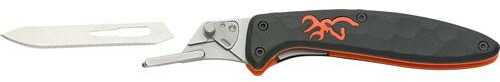 Browning Primal Scalpel 2 3/4" Blade Black And Orange