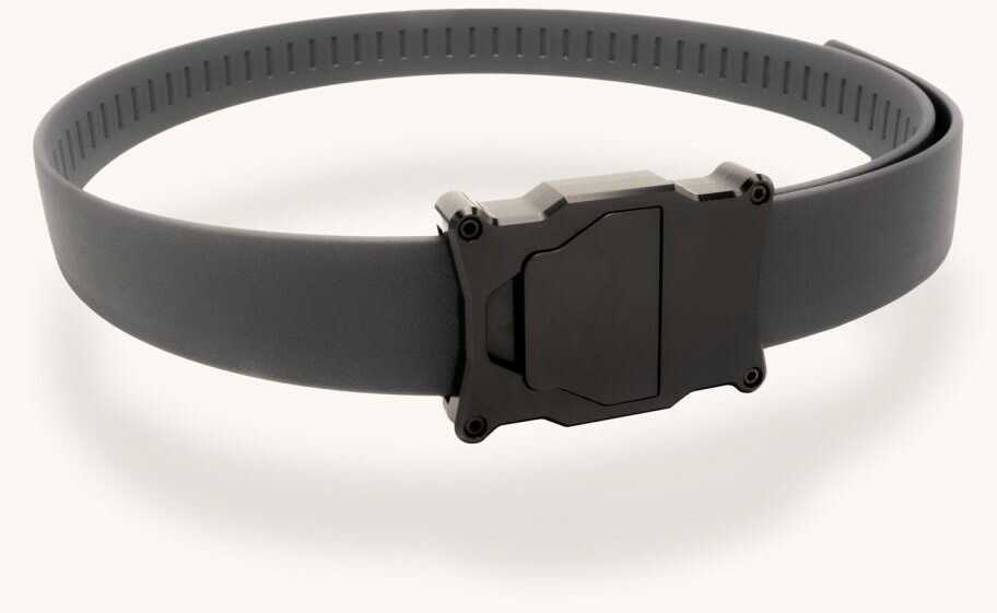 Shield Arms Apogee Belt Grey And Black Buckle