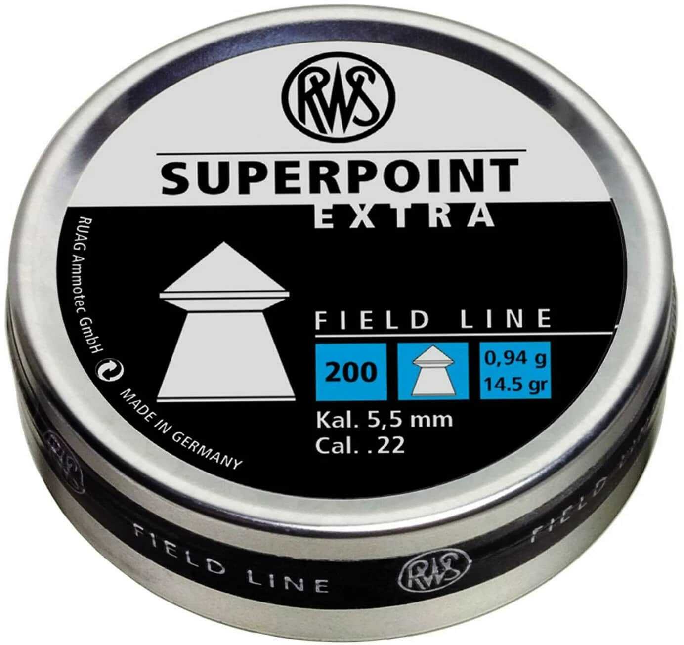 UmarEx RWS Super Point Ex Airgun Pellets .22 Cal 200/ct