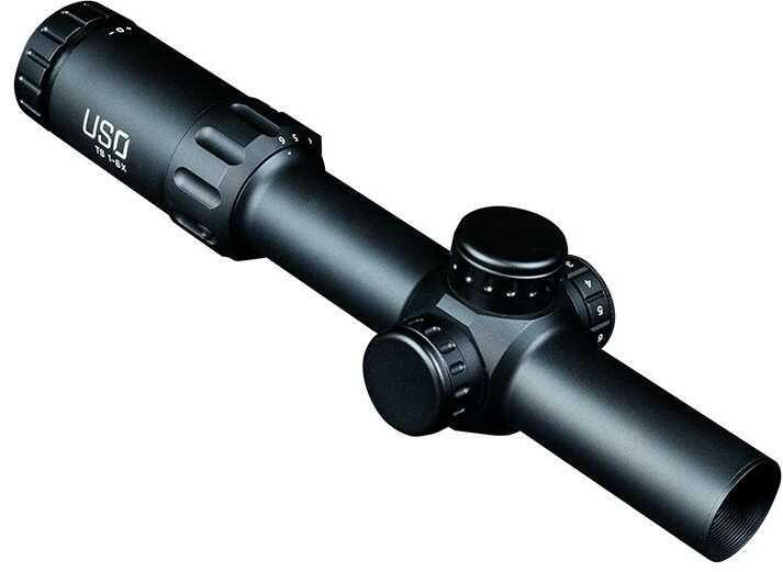 US Optics TS Series TS-6X Rifle Scope - 1-6x24mm 30mm SFP Simple Crosshair