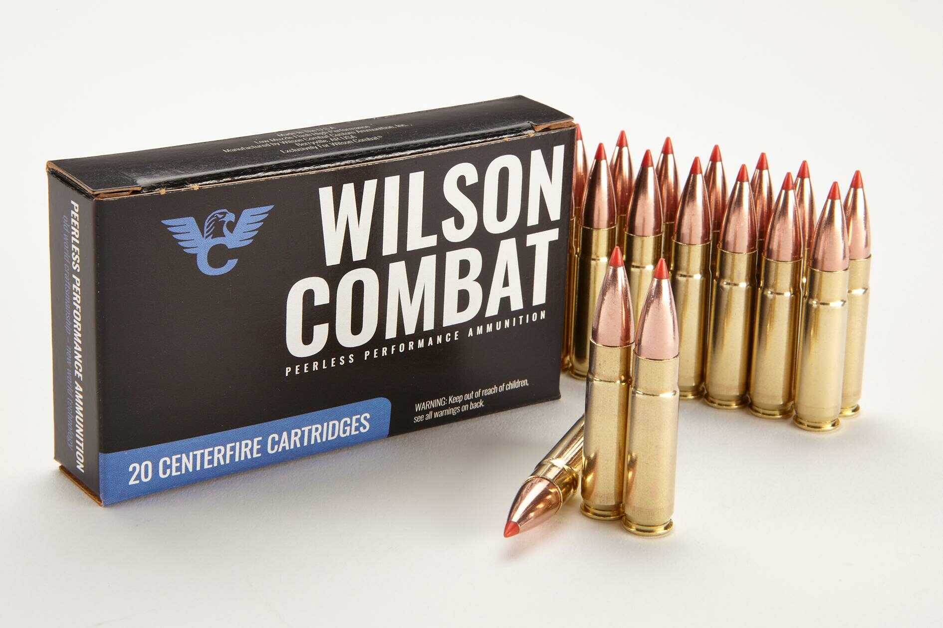 Wilson Combat A300Black110VMAX 300Blackout 110Gr Hornady V-Max 20 Per Box/10 Case